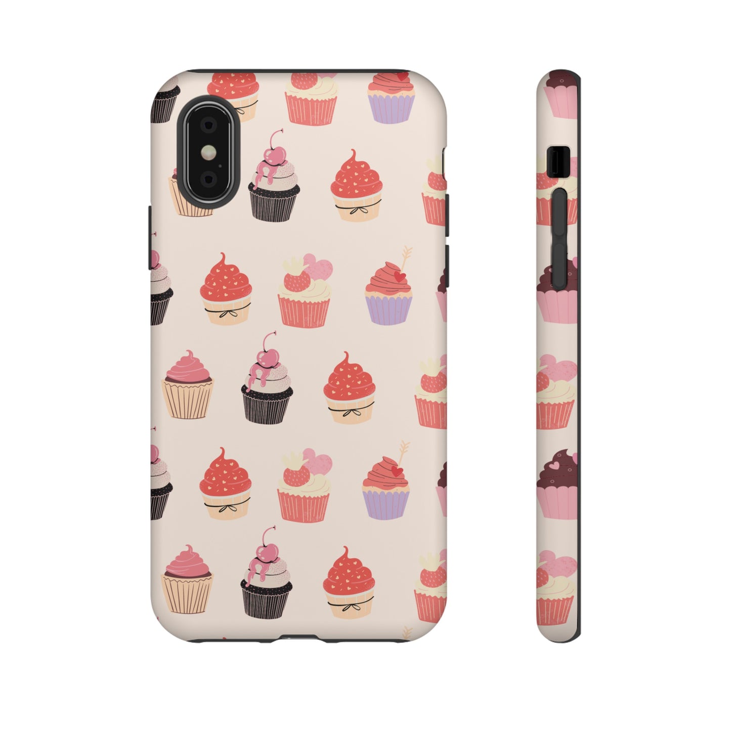 Cupcake Collage Wallpaper Phone Case | iPhone 15 Plus/ Pro, 14, 13, 12| Google Pixel 7, Pro, 5| Samsung Galaxy S23 All Major Phone Models