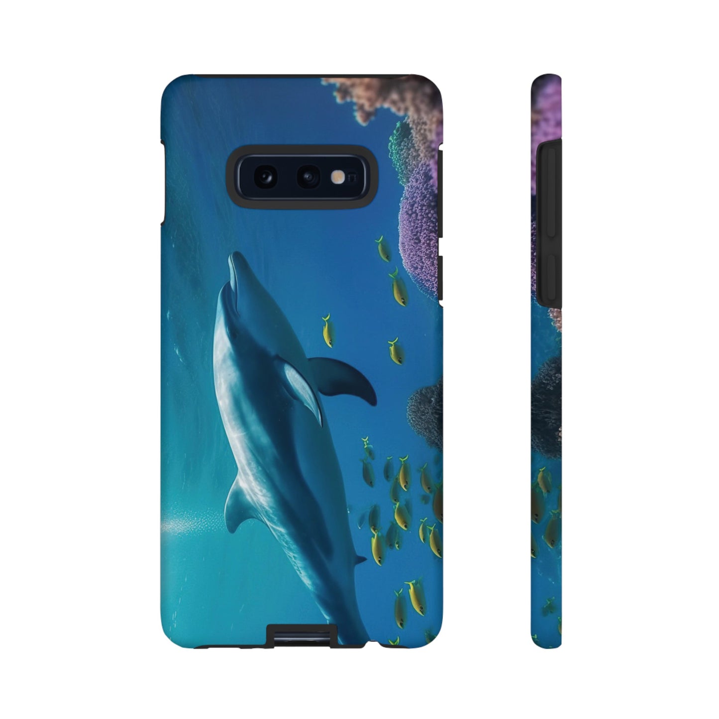 Dolphin Wallpaper Phone Case | iPhone 15 Plus/ Pro, 14, 13, 12| Google Pixel 7, Pro, 5| Samsung Galaxy S23 All Major Phone Models