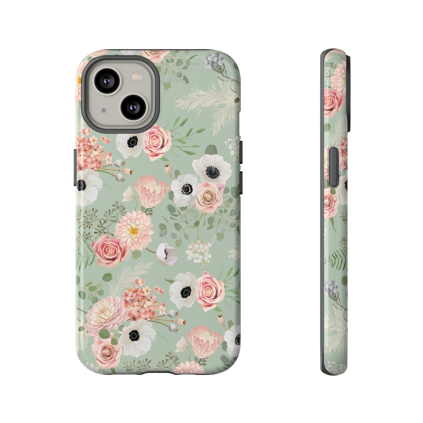 Pastel Flowers Phone Case | iPhone 15 Plus/ Pro, 14, 13, 12| Google Pixel 7, Pro, 5| Samsung Galaxy S23 All Major Phone Models