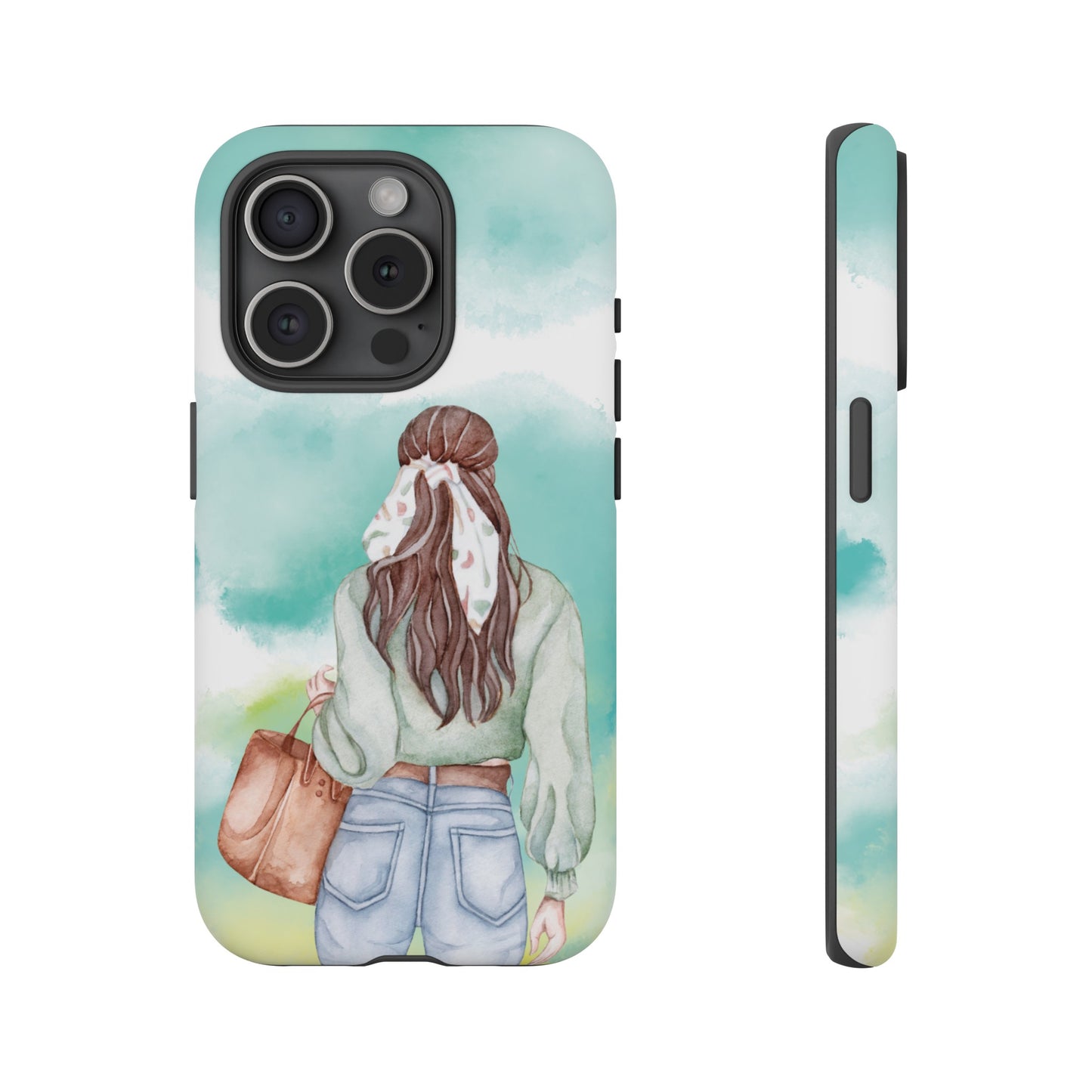 Girl Wallpaper Phone Case | iPhone 15 Plus/ Pro, 14, 13, 12| Google Pixel 7, Pro, 5| Samsung Galaxy S23 All Major Phone Models