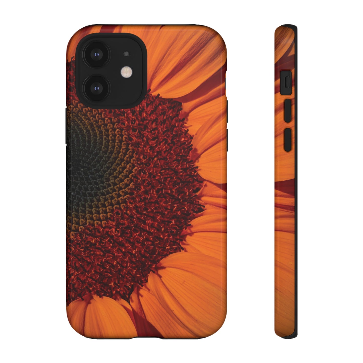 Orange Sunflower Wallpaper Phone Case | iPhone 15 Plus/ Pro, 14, 13, 12| Google Pixel 7, Pro, 5| Samsung Galaxy S23 All Major Phone Models