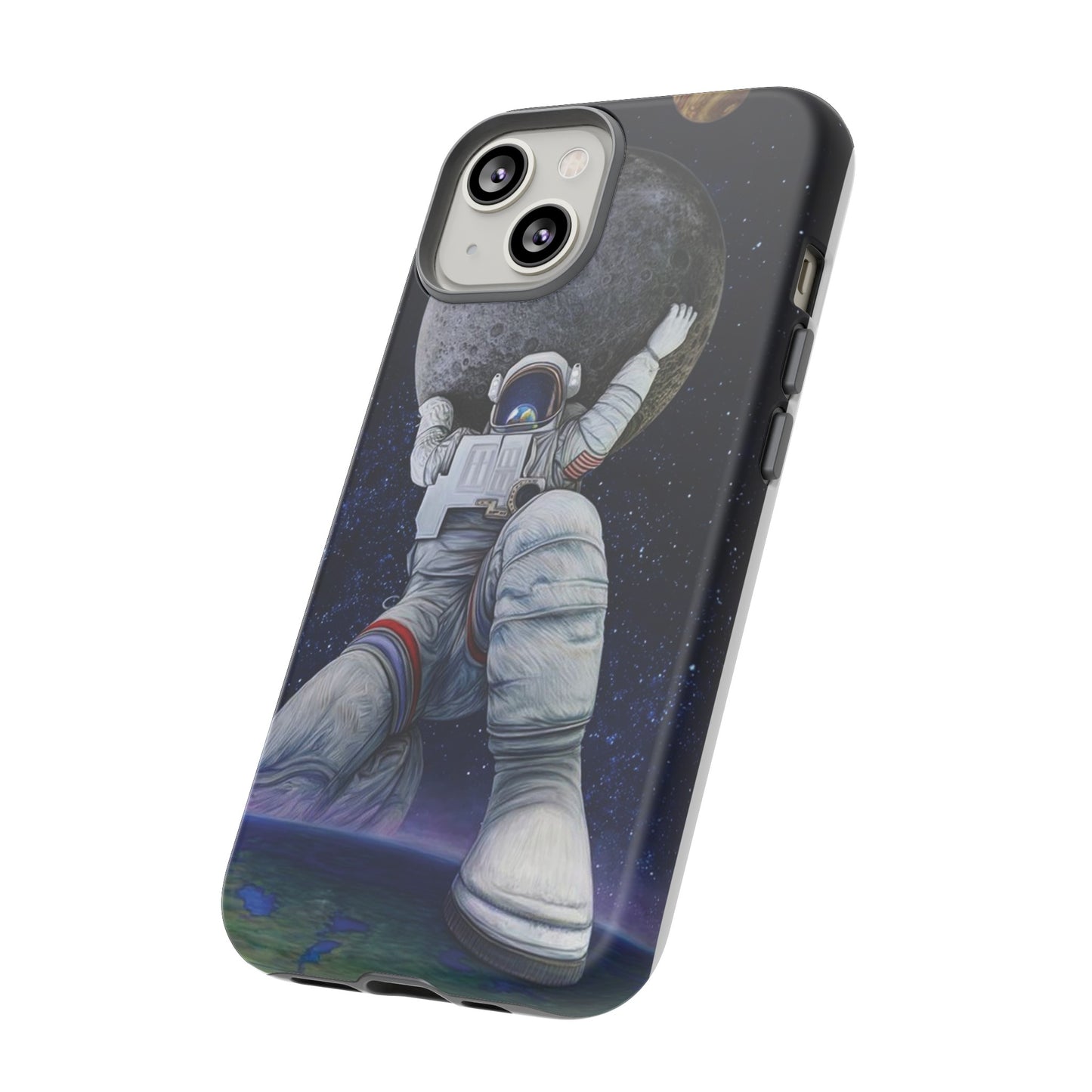 Astronaut Holding The Moon Phone Case | iPhone 15 Plus/ Pro, 14, 13, 12| Google Pixel 7, Pro, 5| Samsung Galaxy S23 All Major Phone Models