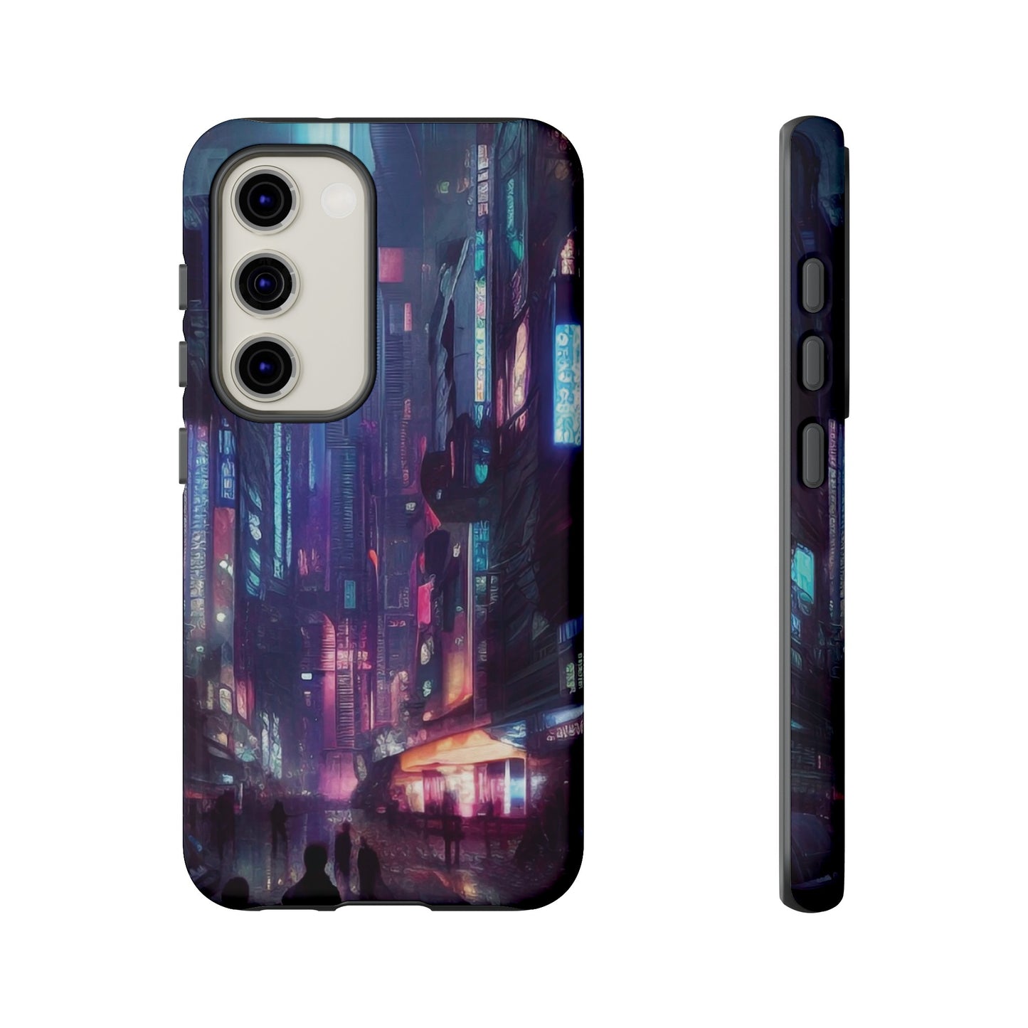 Futuristic Sci-Fi City Wallpaper Phone Case | iPhone 15 Plus/ Pro, 14, 13, 12| Google Pixel 7, Pro, 5| Samsung Galaxy S23 All Major Phone Models