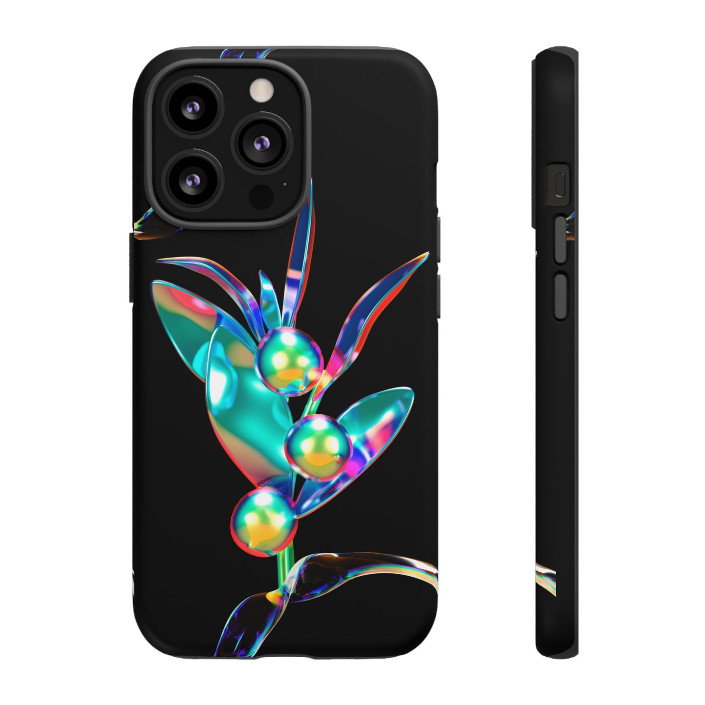 Psychedelic Flower Wallpaper Phone Case | iPhone 15 Plus/ Pro, 14, 13, 12| Google Pixel 7, Pro, 5| Samsung Galaxy S23 All Major Phone Models