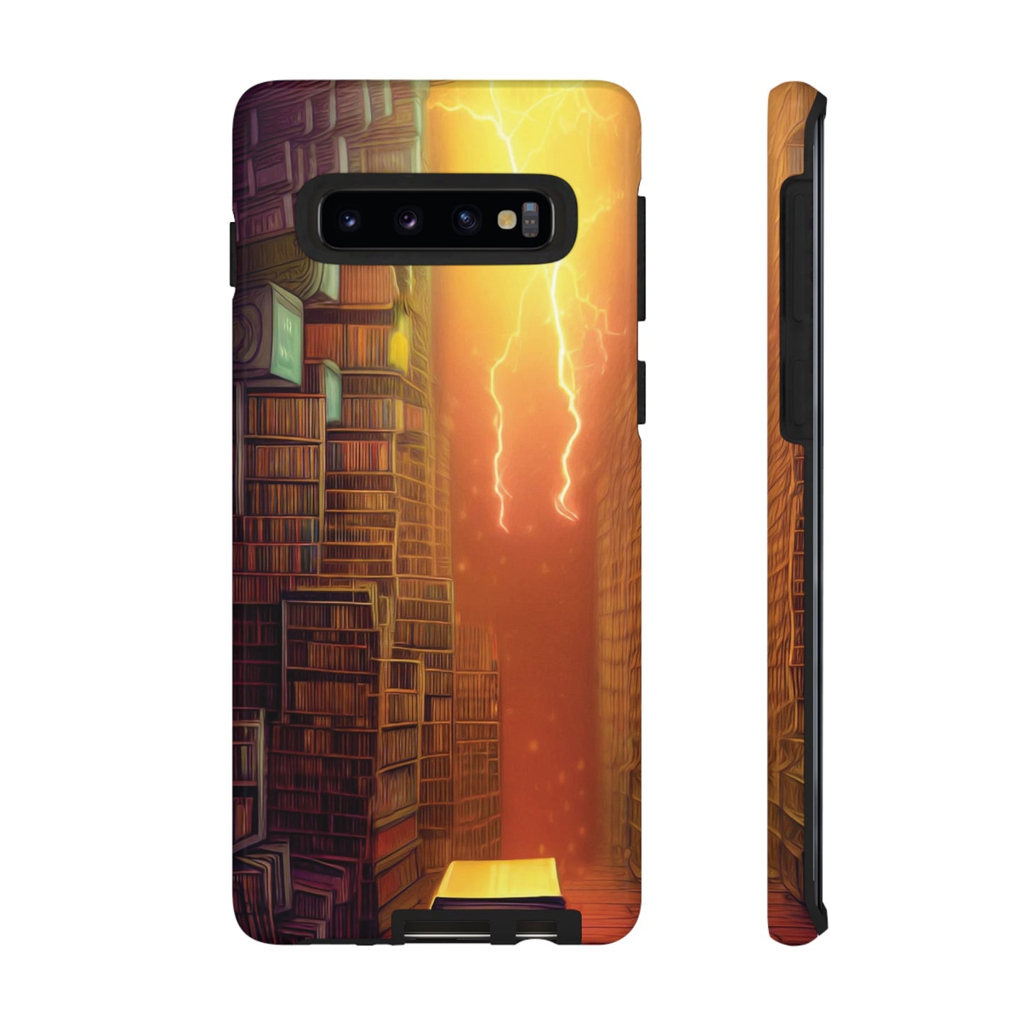 Lightning in the Library Wallpaper Phone Case | iPhone 15 Plus/ Pro, 14, 13, 12| Google Pixel 7, Pro, 5| Samsung Galaxy S23 All Major Phone Models