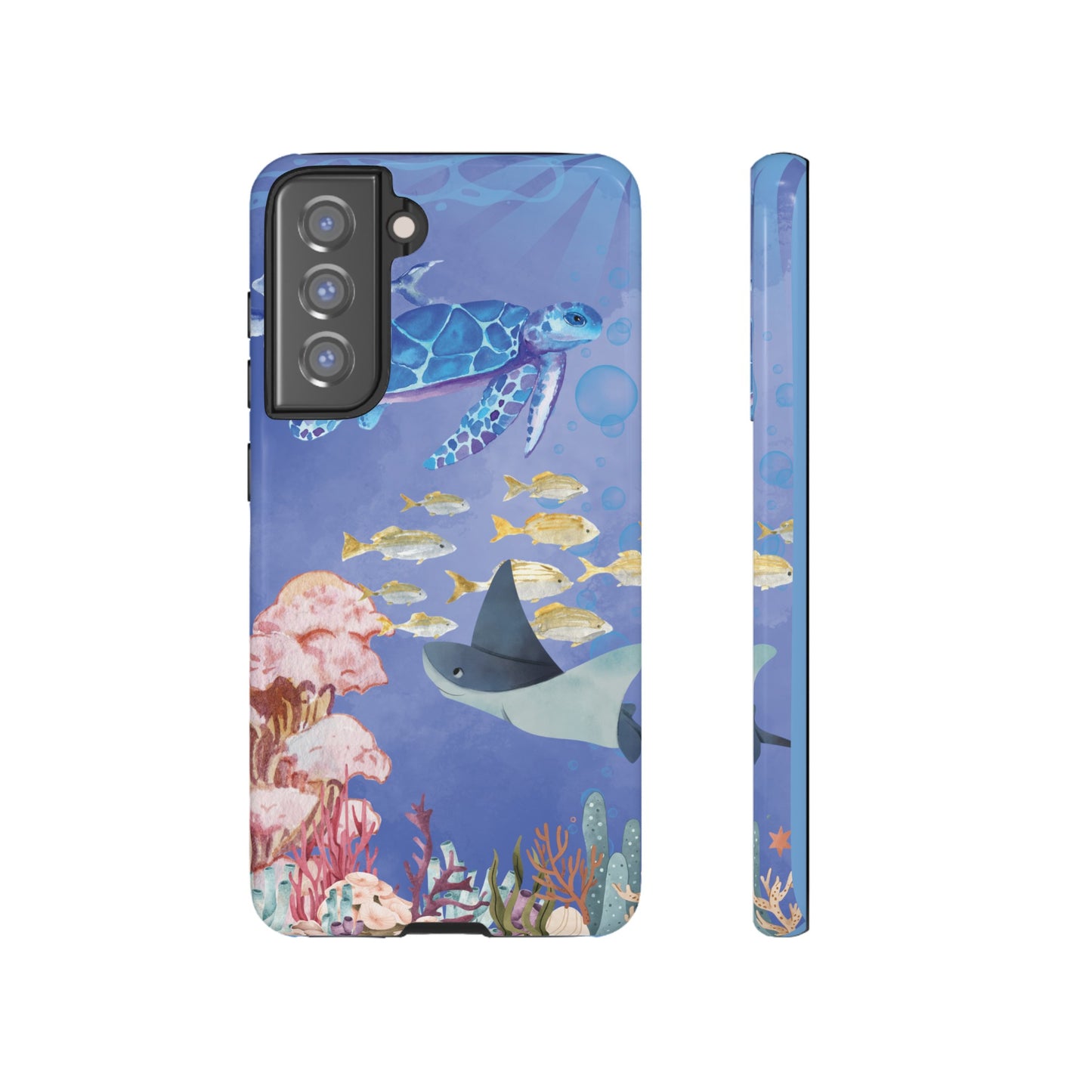 Underwater Scene Wallpaper Phone Case | iPhone 15 Plus/ Pro, 14, 13, 12| Google Pixel 7, Pro, 5| Samsung Galaxy S23 All Major Phone Models