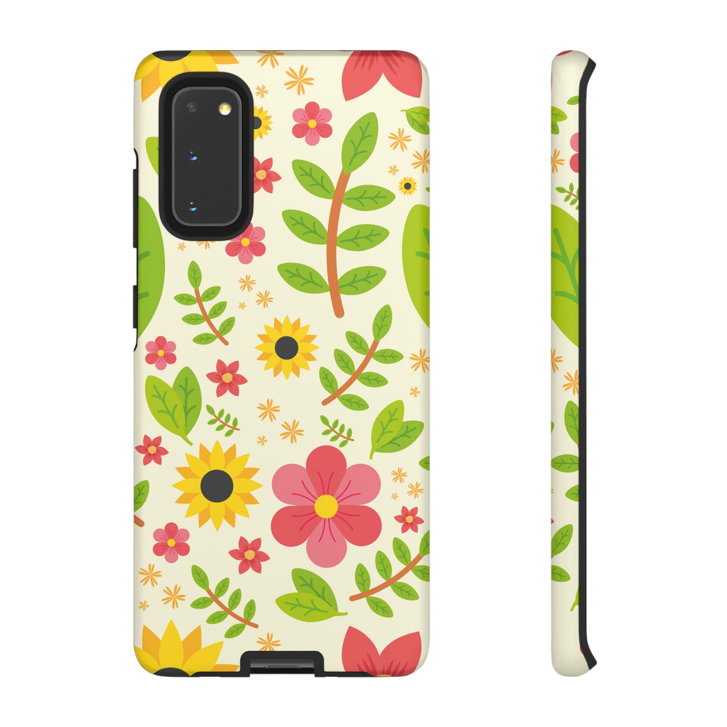 Botanical Flowers Phone Case | iPhone 15 Plus/ Pro, 14, 13, 12| Google Pixel 7, Pro, 5| Samsung Galaxy S23 All Major Phone Models