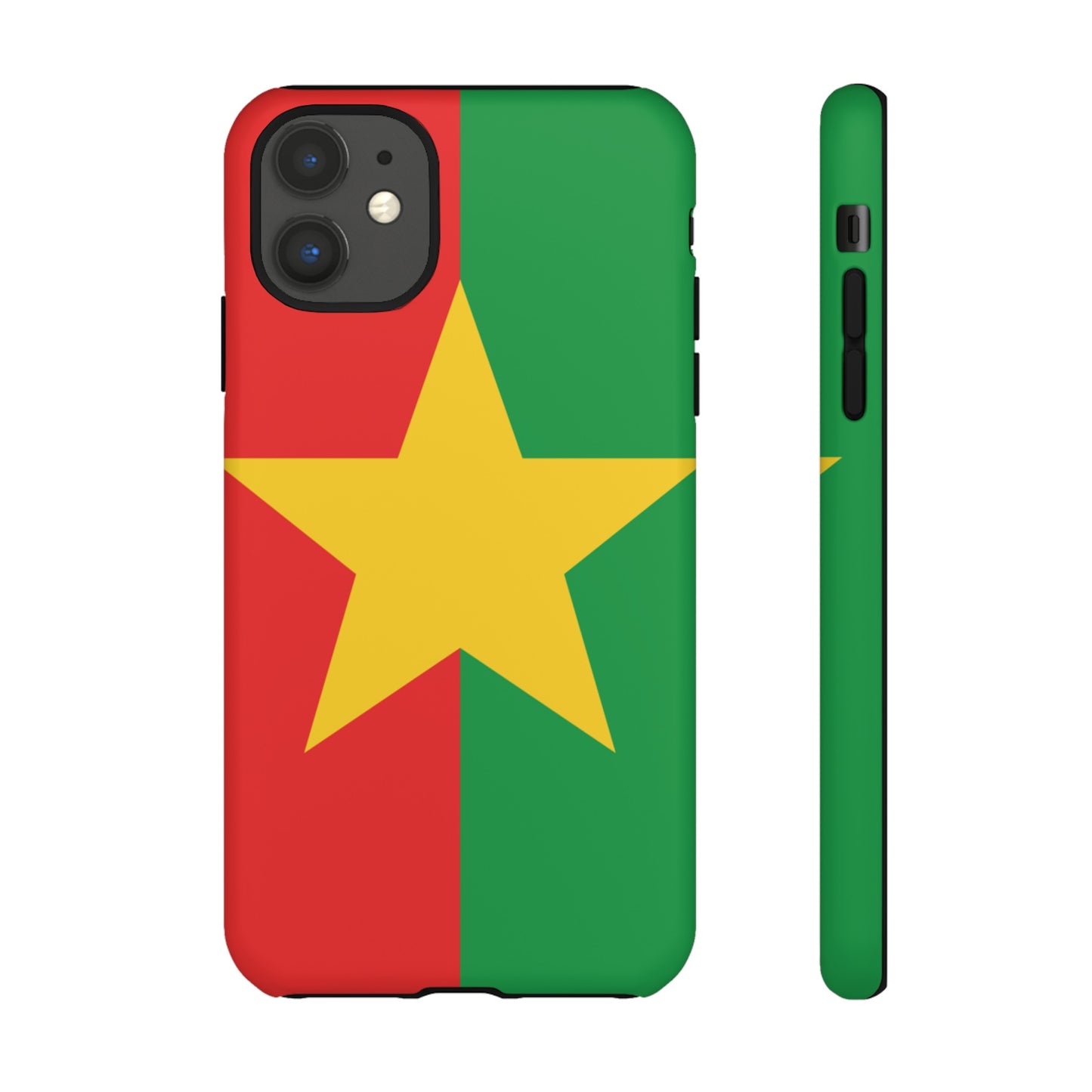 Burkina Faso Flag Phone Case | iPhone 15 Plus/ Pro, 14, 13, 12| Google Pixel 7, Pro, 5| Samsung Galaxy S23 All Major Phone Models