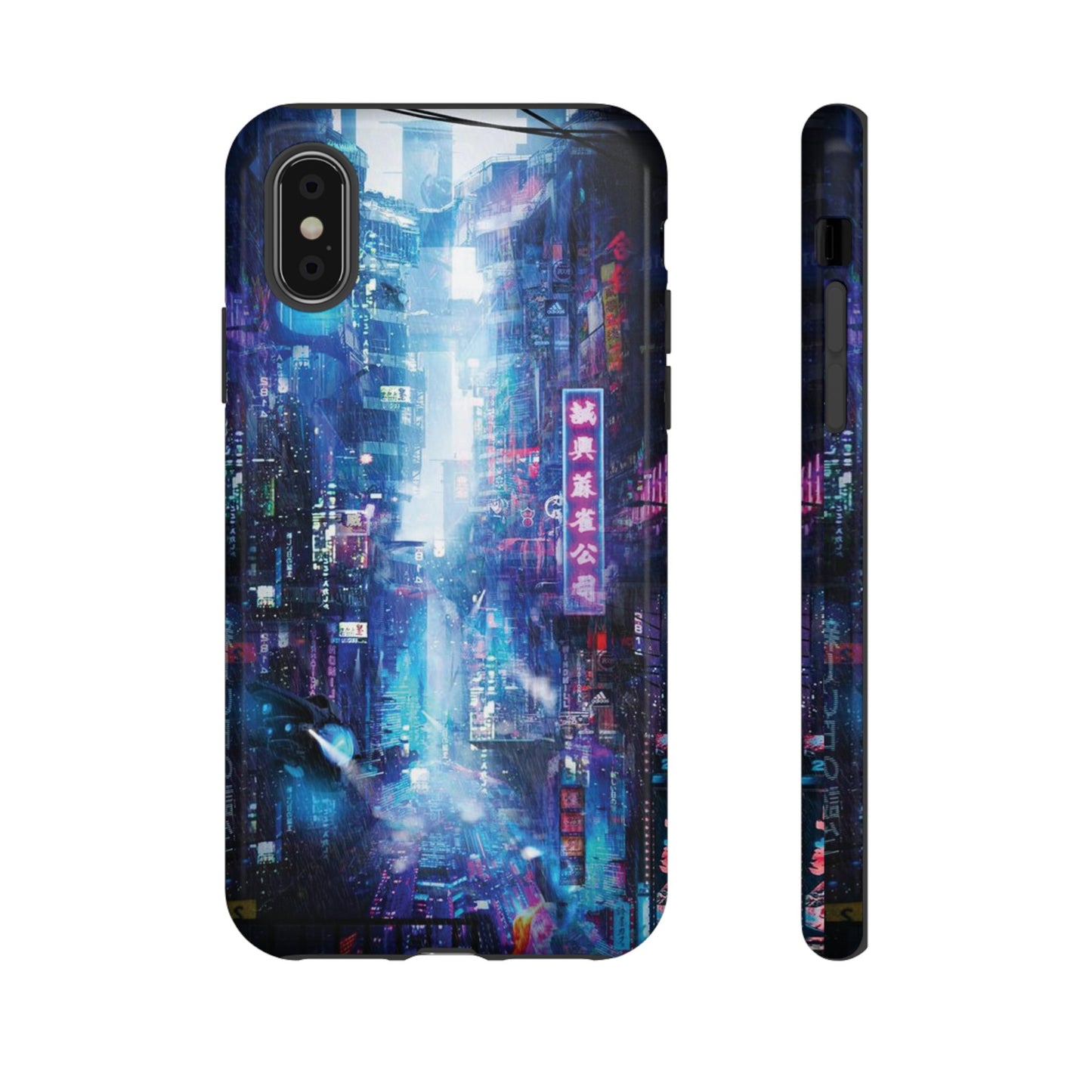 Night Life Futuristic City Wallpaper Phone Case | iPhone 15 Plus/ Pro, 14, 13, 12| Google Pixel 7, Pro, 5| Samsung Galaxy S23 All Major Phone Models