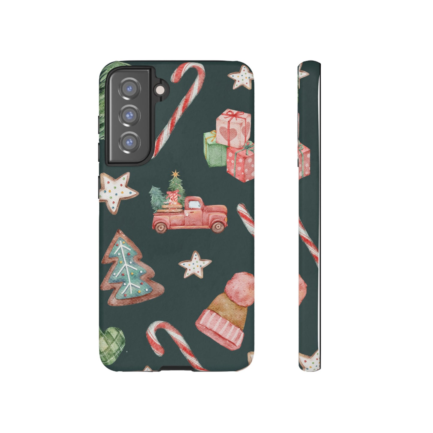 Festive Christmas Wallpaper Phone Case | iPhone 15 Plus/ Pro, 14, 13, 12| Google Pixel 7, Pro, 5| Samsung Galaxy S23 All Major Phone Models