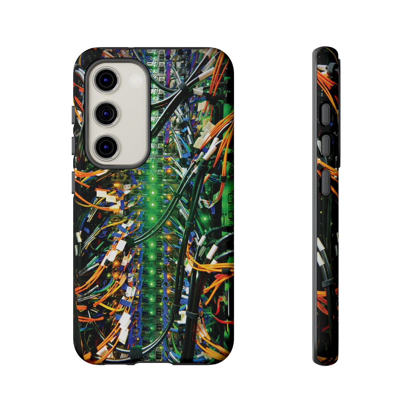 Green Computer Circuitboard Wallpaper Phone Case | iPhone 15 Plus/ Pro, 14, 13, 12| Google Pixel 7, Pro, 5| Samsung Galaxy S23 All Major Phone Models