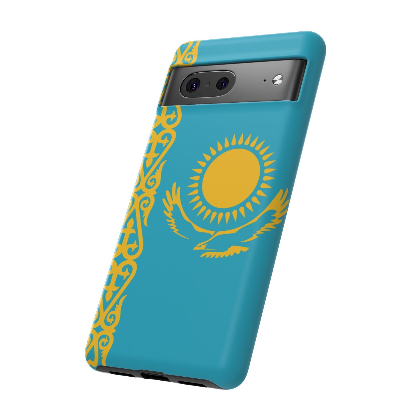 Kazakhstan Flag Phone Case | iPhone 15 Plus/ Pro, 14, 13, 12| Google Pixel 7, Pro, 5| Samsung Galaxy S23 All Major Phone Models