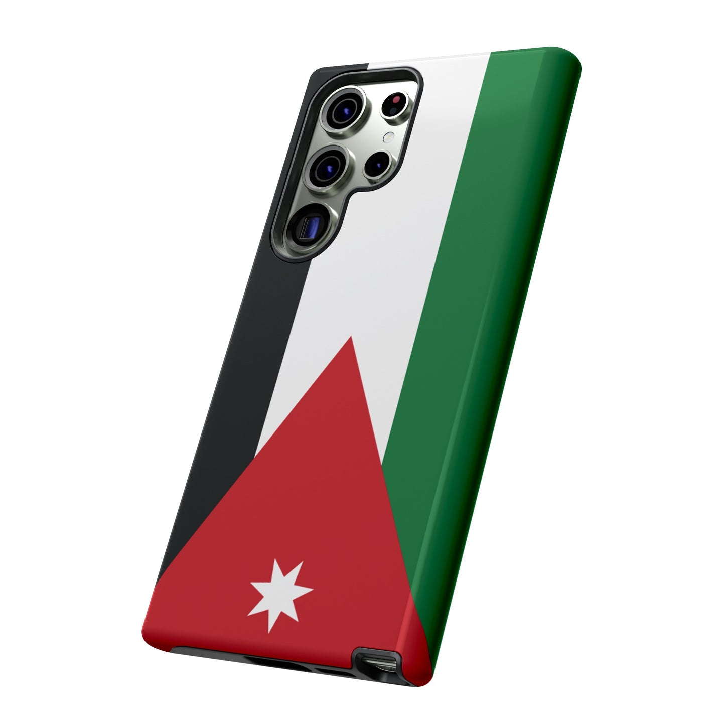 Jordan Flag Phone Case |iPhone 15 Plus/ Pro, 14, 13, 12|Google Pixel 7, Pro, 5| Samsung Galaxy S23 All Major Phone Models