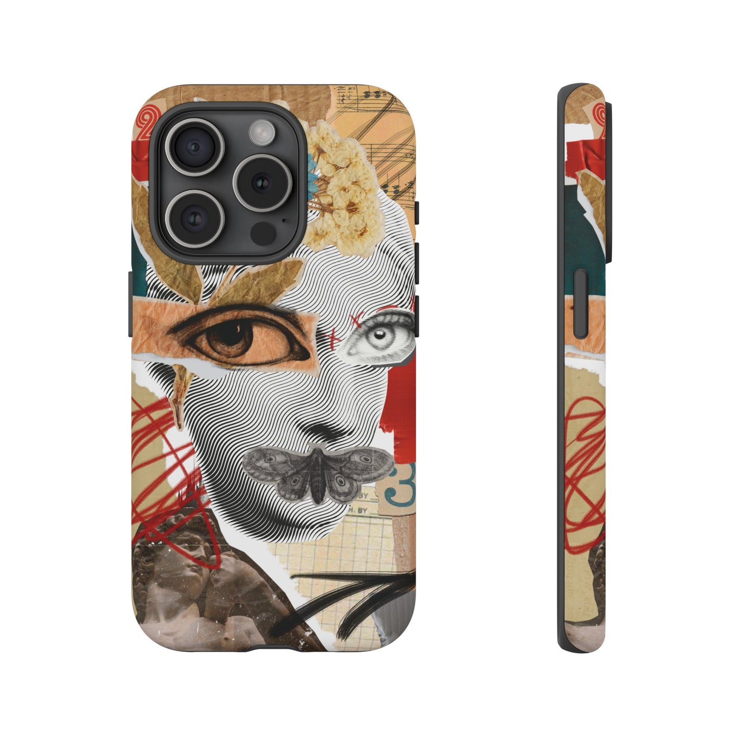 Woman Collage Wallpaper Phone Case | iPhone 15 Plus/ Pro, 14, 13, 12| Google Pixel 7, Pro, 5| Samsung Galaxy S23 All Major Phone Models