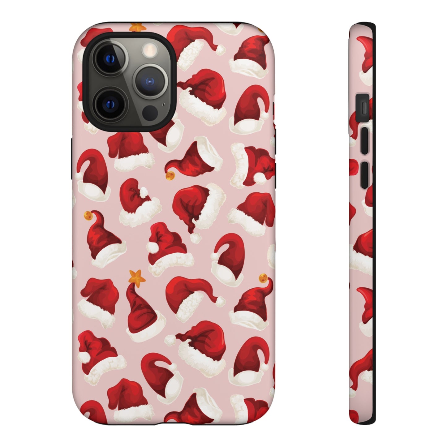 Christmas Hat Wallpaper Phone Case | iPhone 15 Plus/ Pro, 14, 13, 12| Google Pixel 7, Pro, 5| Samsung Galaxy S23 All Major Phone Models