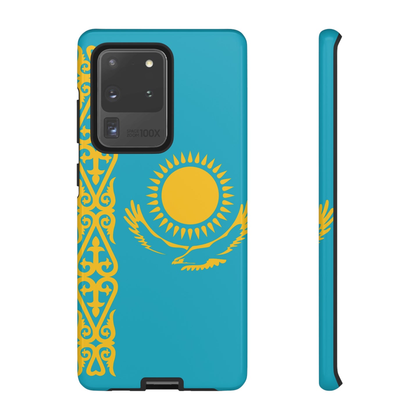 Kazakhstan Flag Phone Case | iPhone 15 Plus/ Pro, 14, 13, 12| Google Pixel 7, Pro, 5| Samsung Galaxy S23 All Major Phone Models