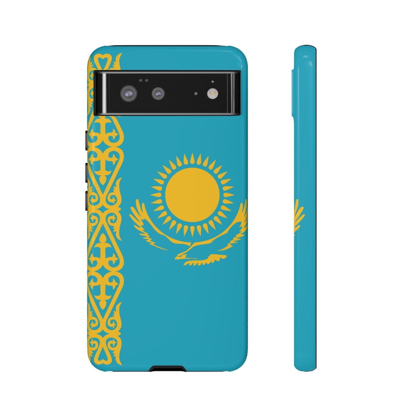 Kazakhstan Flag Phone Case | iPhone 15 Plus/ Pro, 14, 13, 12| Google Pixel 7, Pro, 5| Samsung Galaxy S23 All Major Phone Models