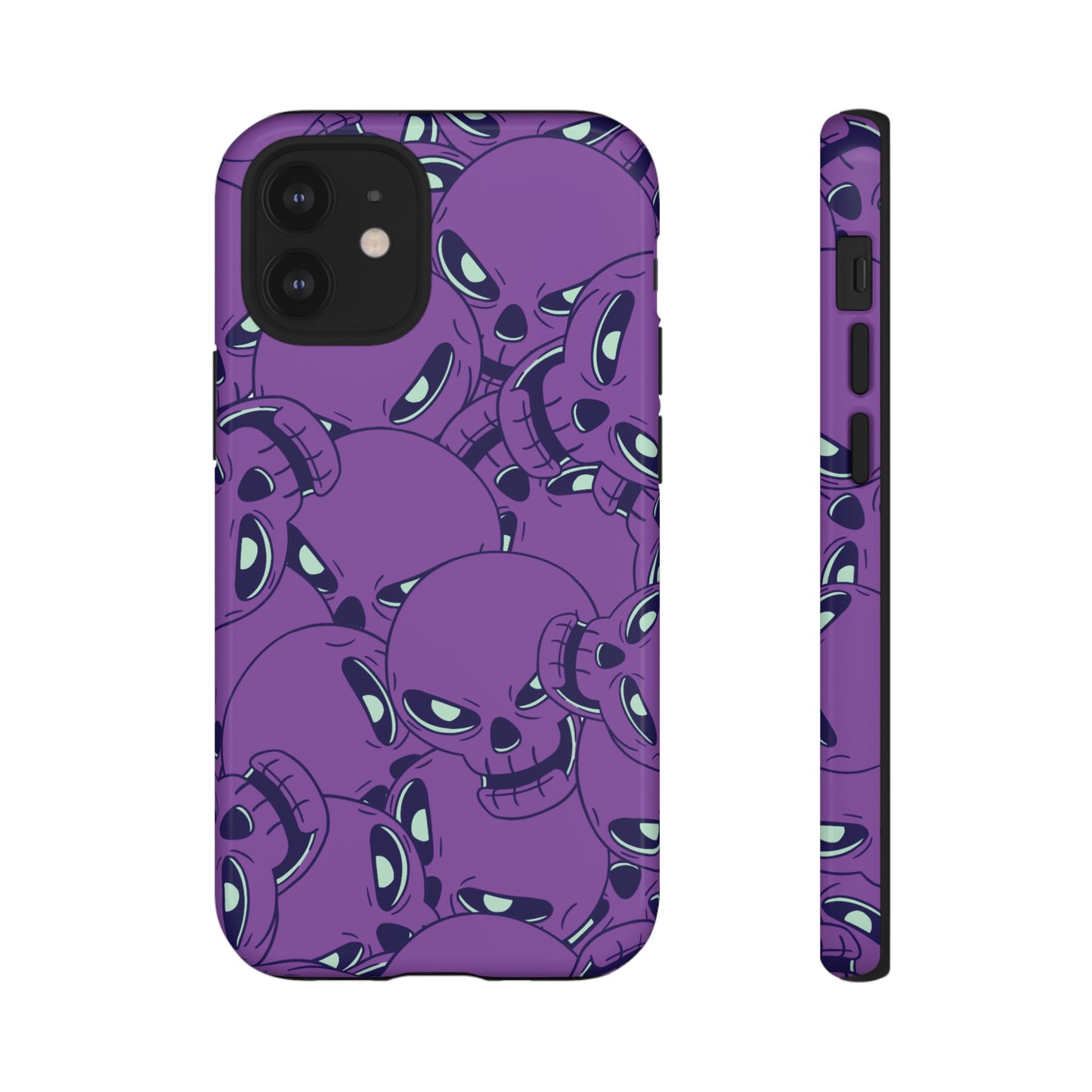 Glowing Skulls Wallpaper Phone Case | iPhone 15 Plus/ Pro, 14, 13, 12| Google Pixel 7, Pro, 5| Samsung Galaxy S23 All Major Phone Models