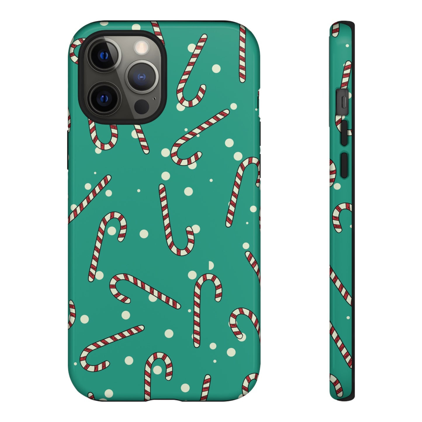 Candycane Wallpaper Phone Case | iPhone 15 Plus/ Pro, 14, 13, 12| Google Pixel 7, Pro, 5| Samsung Galaxy S23 All Major Phone Models