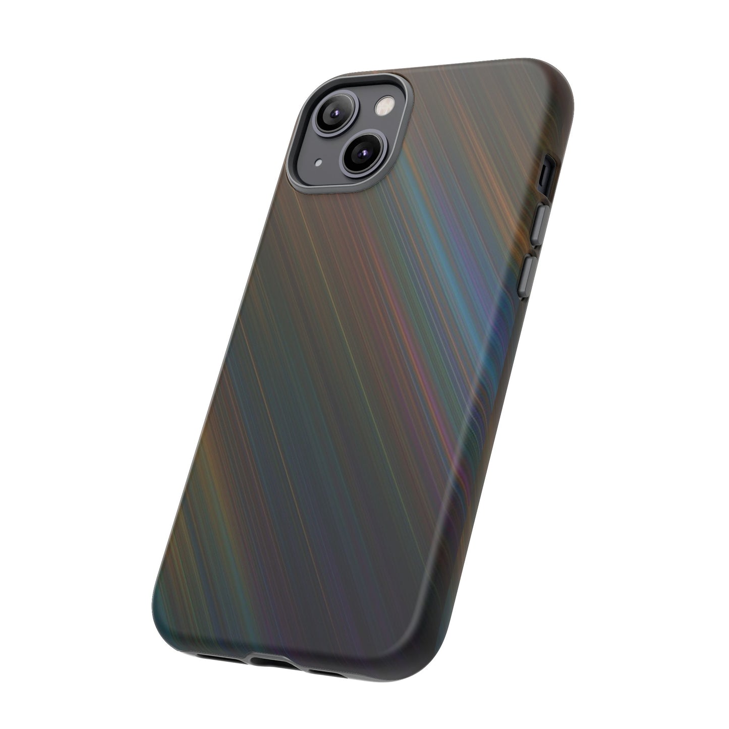 Slanted Rainbow Wallpaper Phone Case | iPhone 15 Plus/ Pro, 14, 13, 12| Google Pixel 7, Pro, 5| Samsung Galaxy S23 All Major Phone Models