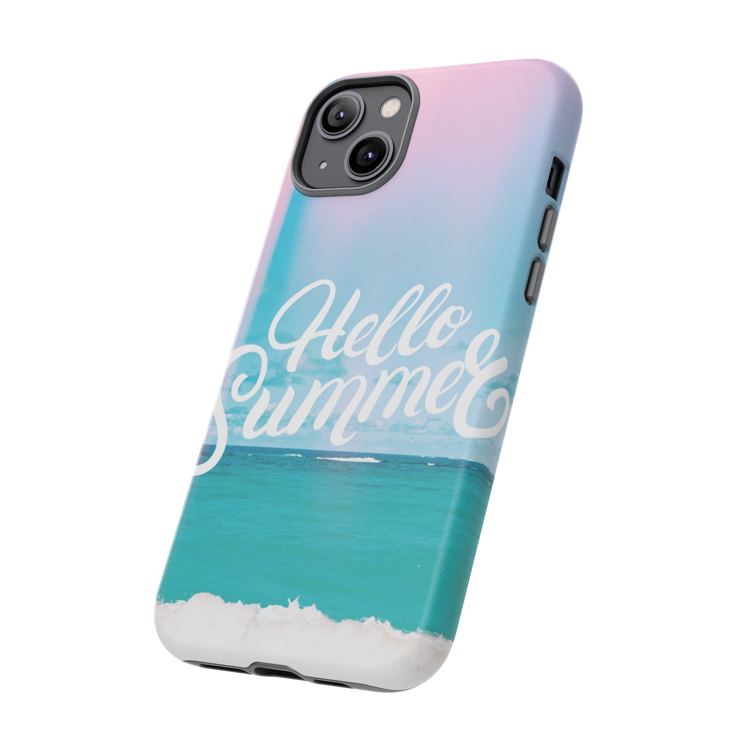 Hello Summer Wallpaper Phone Case | iPhone 15 Plus/ Pro, 14, 13, 12| Google Pixel 7, Pro, 5| Samsung Galaxy S23 All Major Phone Models