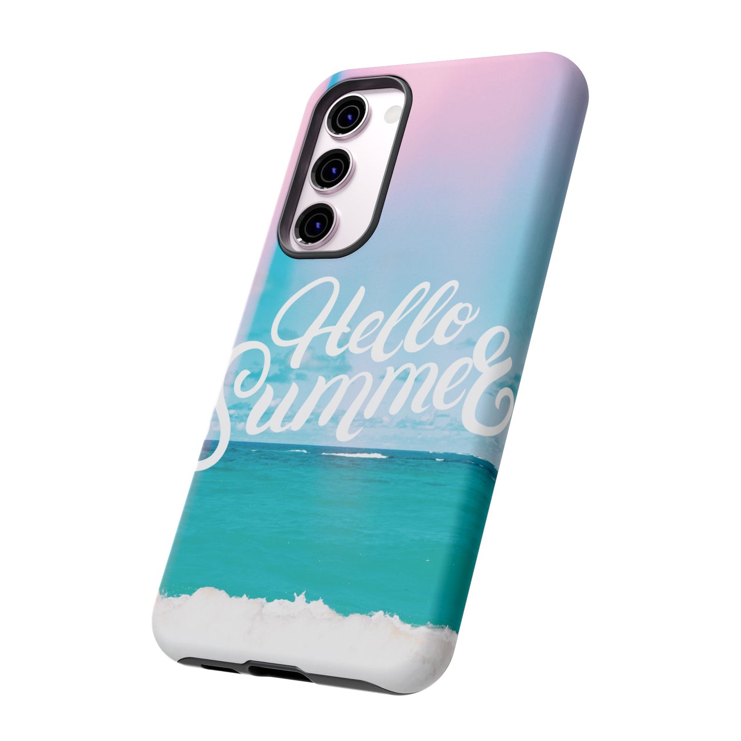 Hello Summer Wallpaper Phone Case | iPhone 15 Plus/ Pro, 14, 13, 12| Google Pixel 7, Pro, 5| Samsung Galaxy S23 All Major Phone Models