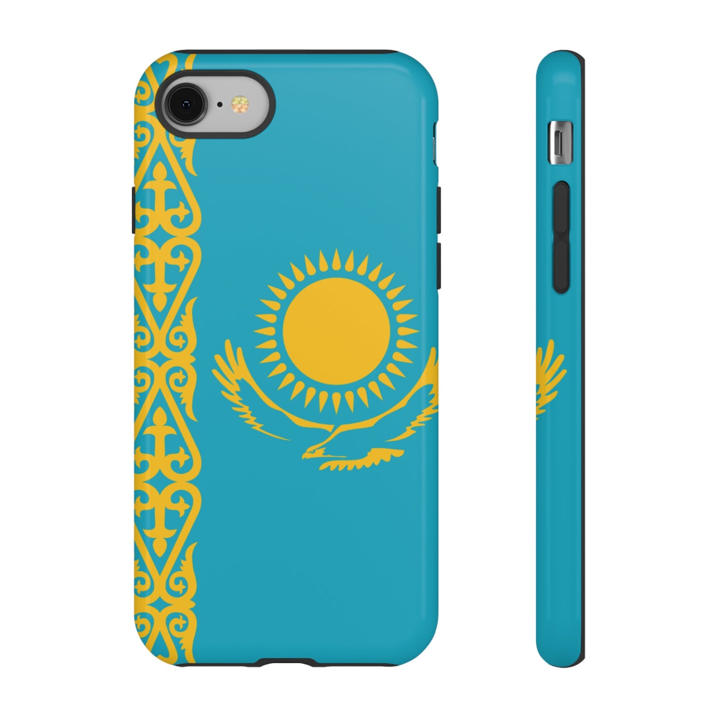 Kazakhstan Flag Phone Case | iPhone 15 Plus/ Pro, 14, 13, 12| Google Pixel 7, Pro, 5| Samsung Galaxy S23 All Major Phone Models