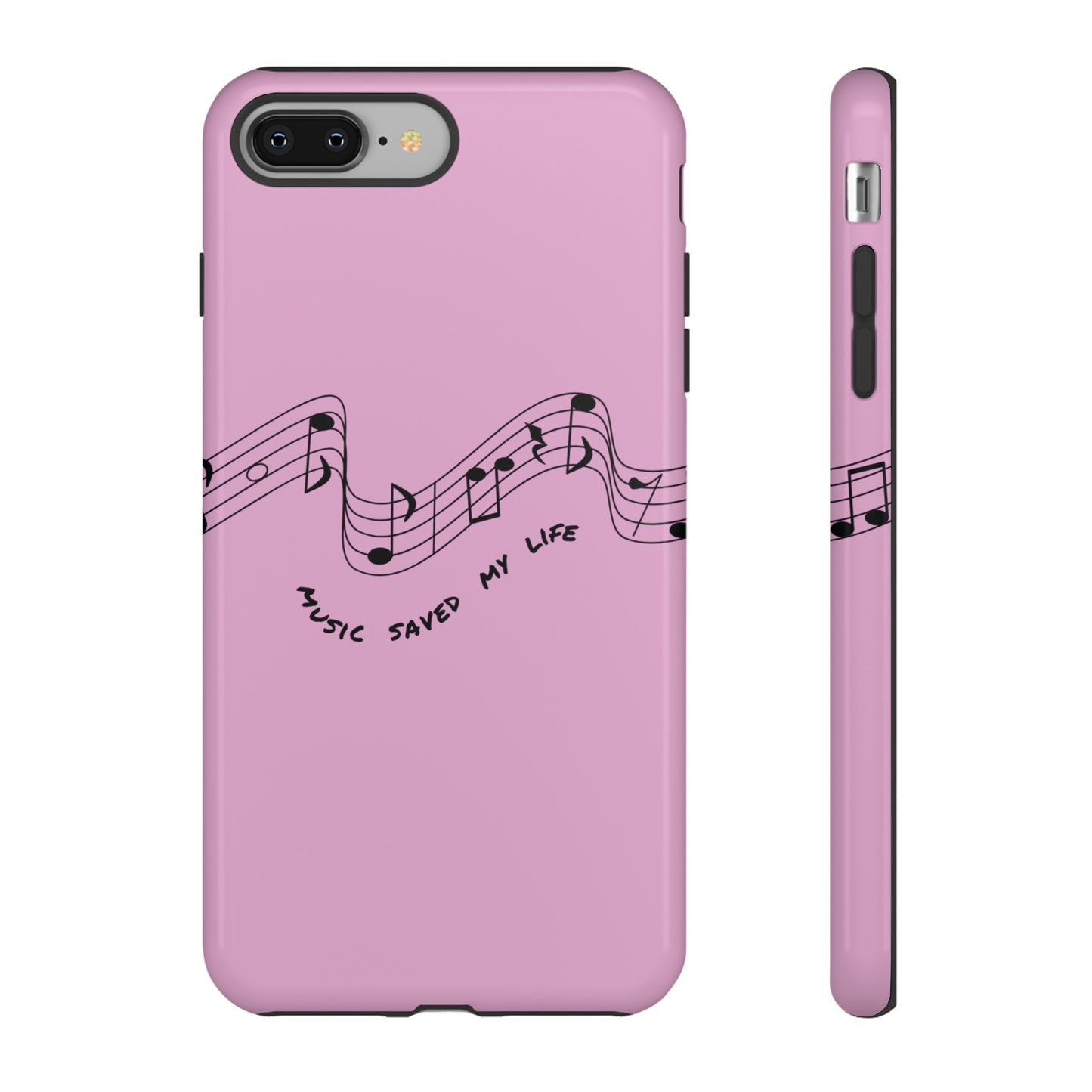 Music Saved My Life Wallpaper Phone Case | iPhone 15 Plus/ Pro, 14, 13, 12| Google Pixel 7, Pro, 5| Samsung Galaxy S23 All Major Phone Models