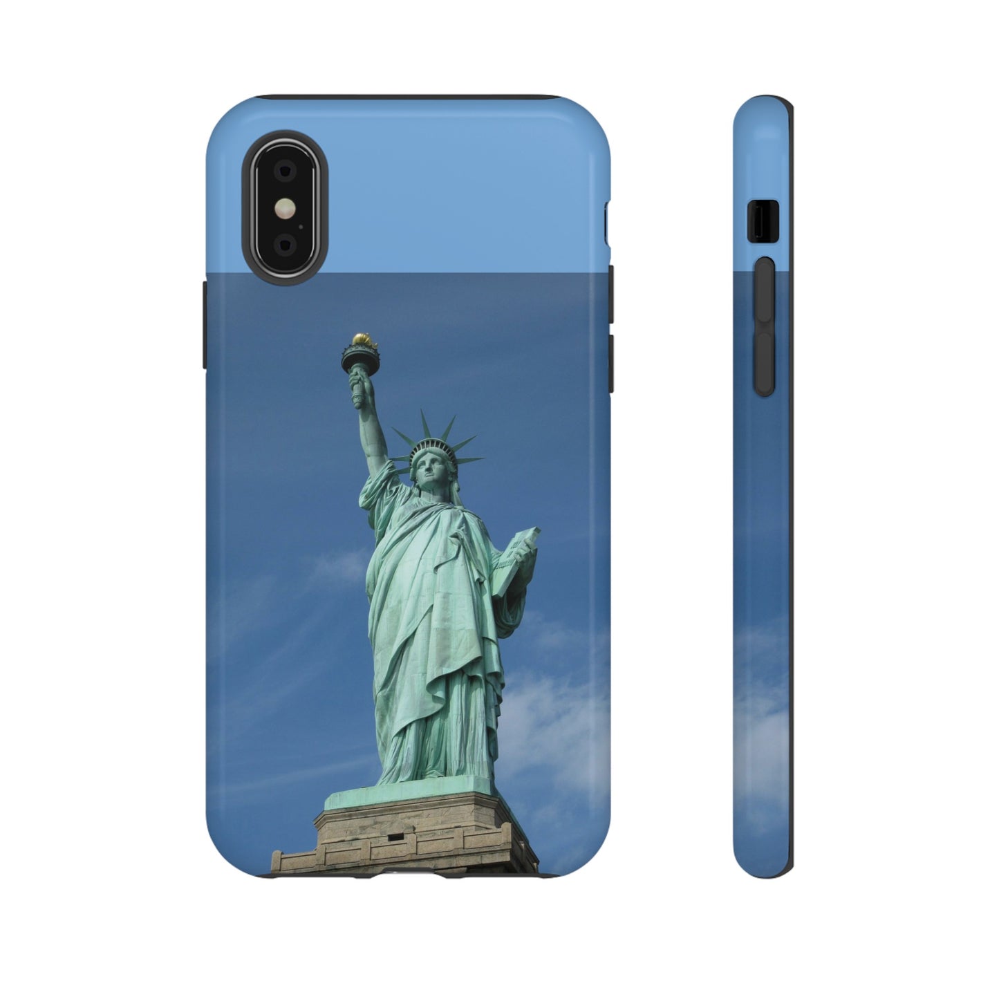 Statue Of Liberty Wallpaper Phone Case | iPhone 15 Plus/ Pro, 14, 13, 12| Google Pixel 7, Pro, 5| Samsung Galaxy S23 All Major Phone Models