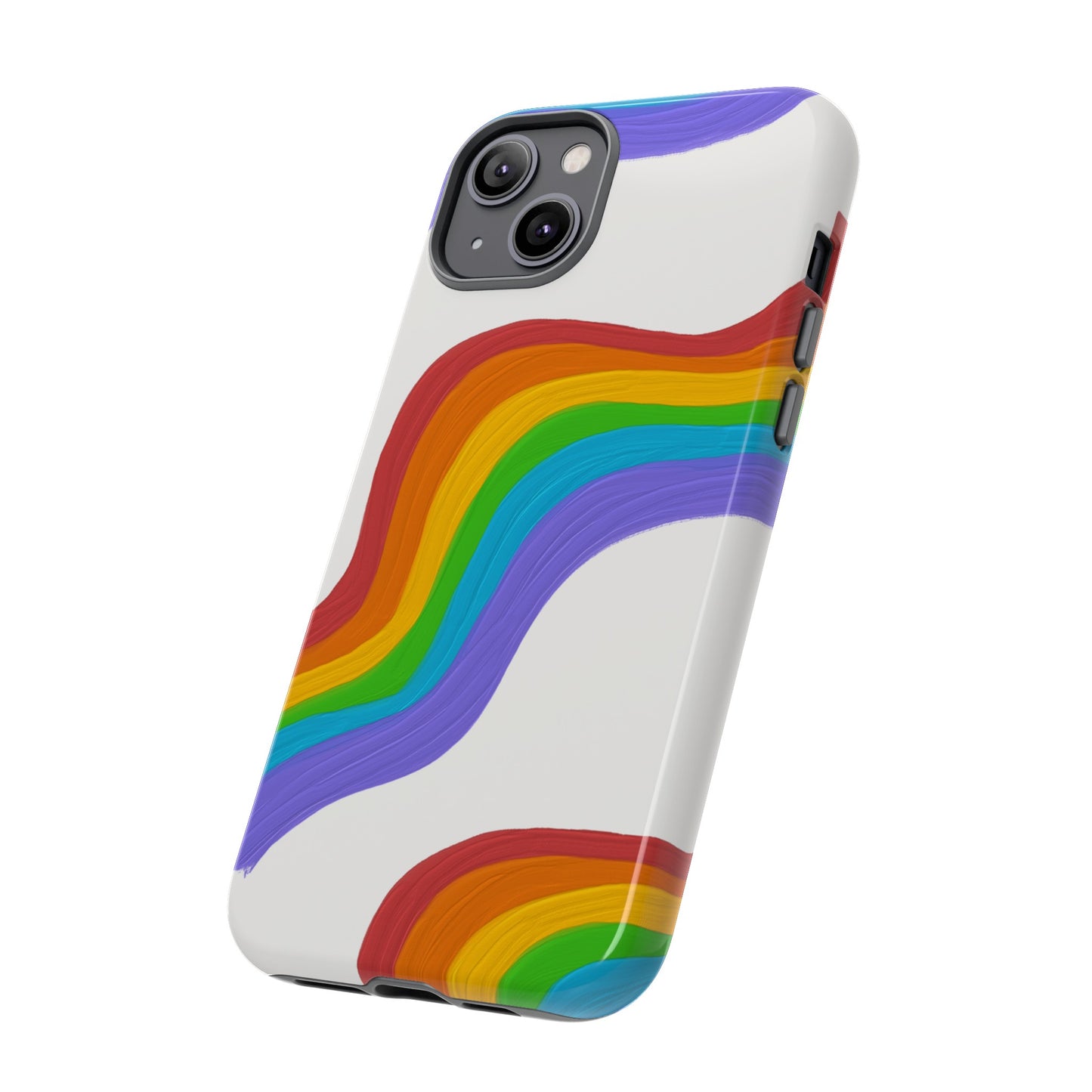 Rainbow Wallpaper Phone Case | iPhone 15 Plus/ Pro, 14, 13, 12| Google Pixel 7, Pro, 5| Samsung Galaxy S23 All Major Phone Models