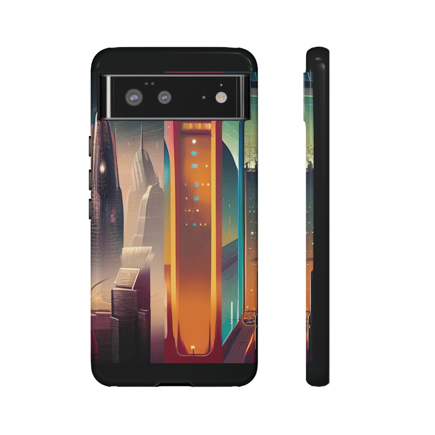 Sci-Fi  Buildings Wallpaper Phone Case | iPhone 15 Plus/ Pro, 14, 13, 12| Google Pixel 7, Pro, 5| Samsung Galaxy S23 All Major Phone Models