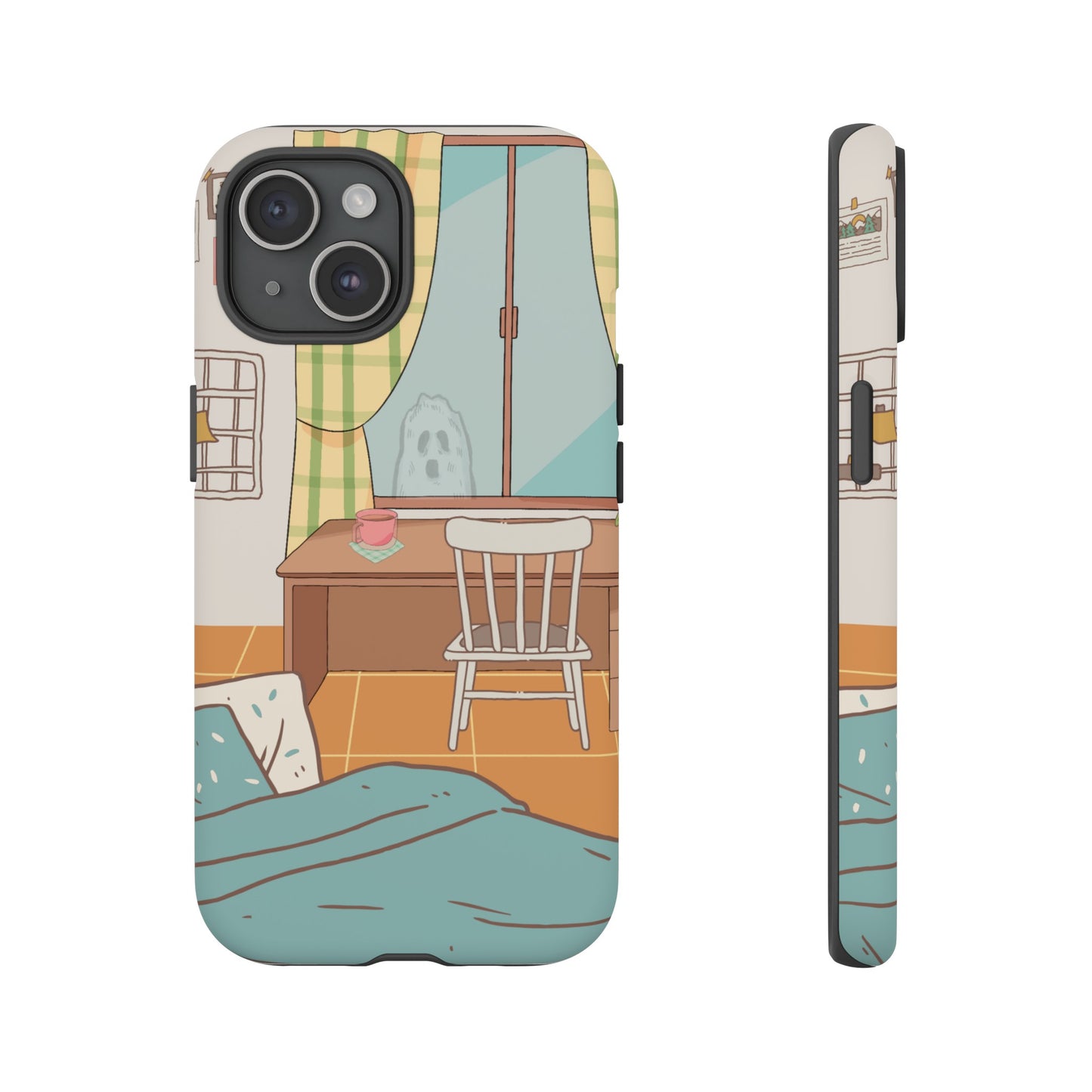 Ghost At The Window Wallpaper Phone Case | iPhone 15 Plus/ Pro, 14, 13, 12| Google Pixel 7, Pro, 5| Samsung Galaxy S23 All Major Phone Models