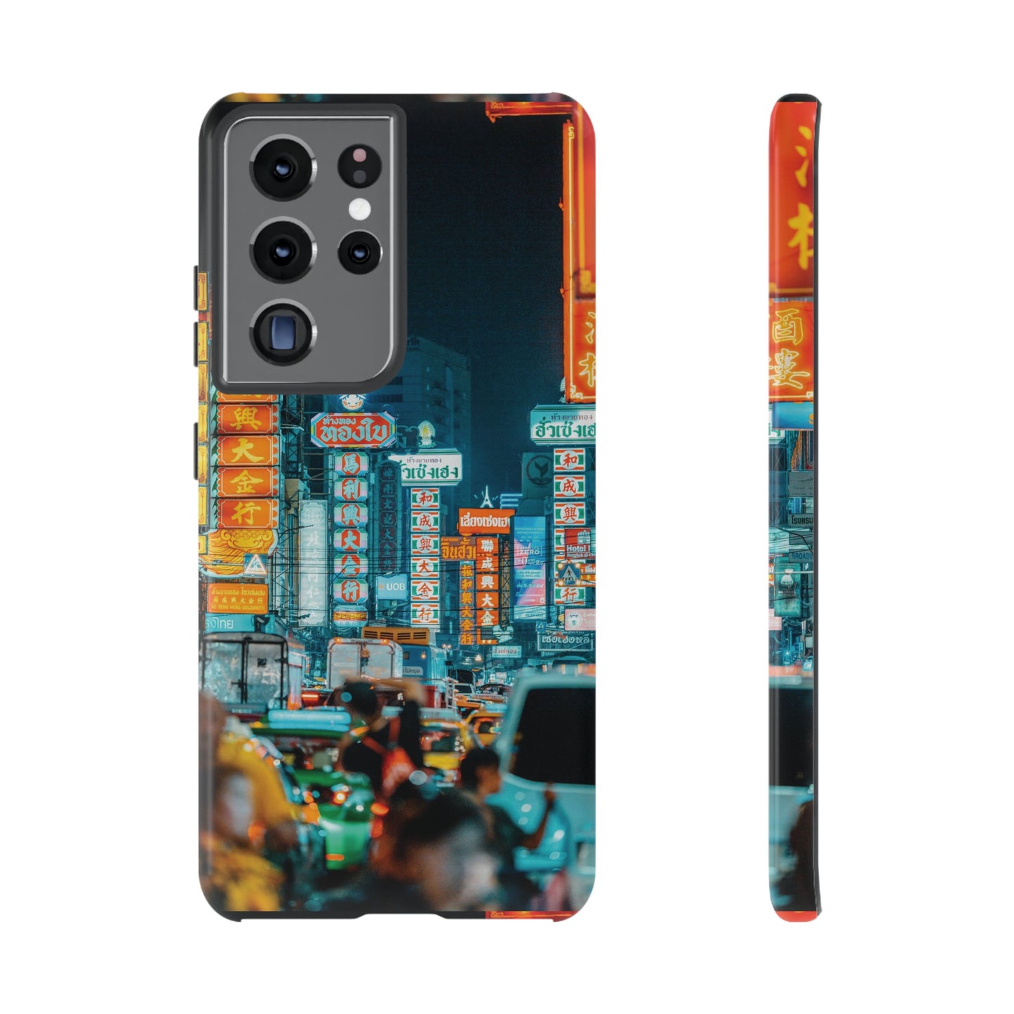 Neon Nightlife Wallpaper Phone Case | iPhone 15 Plus/ Pro, 14, 13, 12| Google Pixel 7, Pro, 5| Samsung Galaxy S23 All Major Phone Models