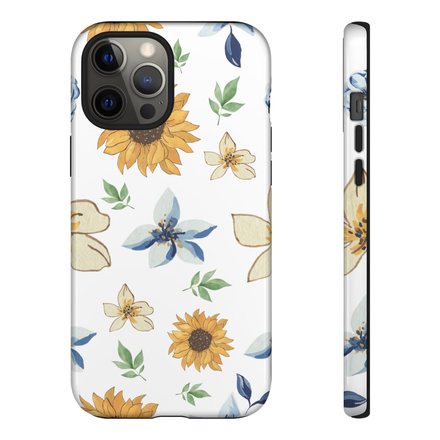 Beautiful Watercolour Flower Wallpaper Phone Case | iPhone 15 Plus/ Pro, 14, 13, 12| Google Pixel 7, Pro, 5| Samsung Galaxy S23 All Major Phone Models