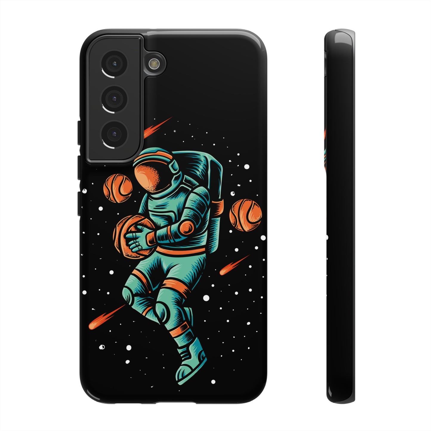 Space Basketball Phone Case | iPhone 15 Plus/ Pro, 14, 13, 12| Google Pixel 7, Pro, 5| Samsung Galaxy S23 All Major Phone Models