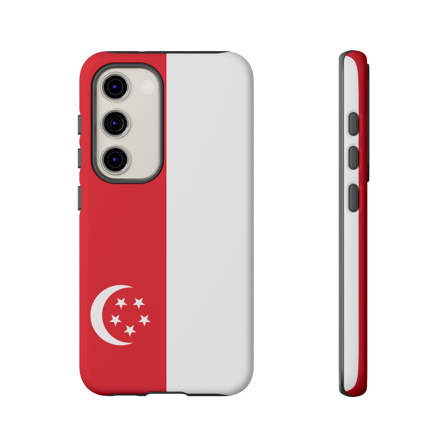 Singapore Flag Phone Case | iPhone 15 Plus/ Pro, 14, 13, 12| Google Pixel 7, Pro, 5| Samsung Galaxy S23 All Major Phone Models