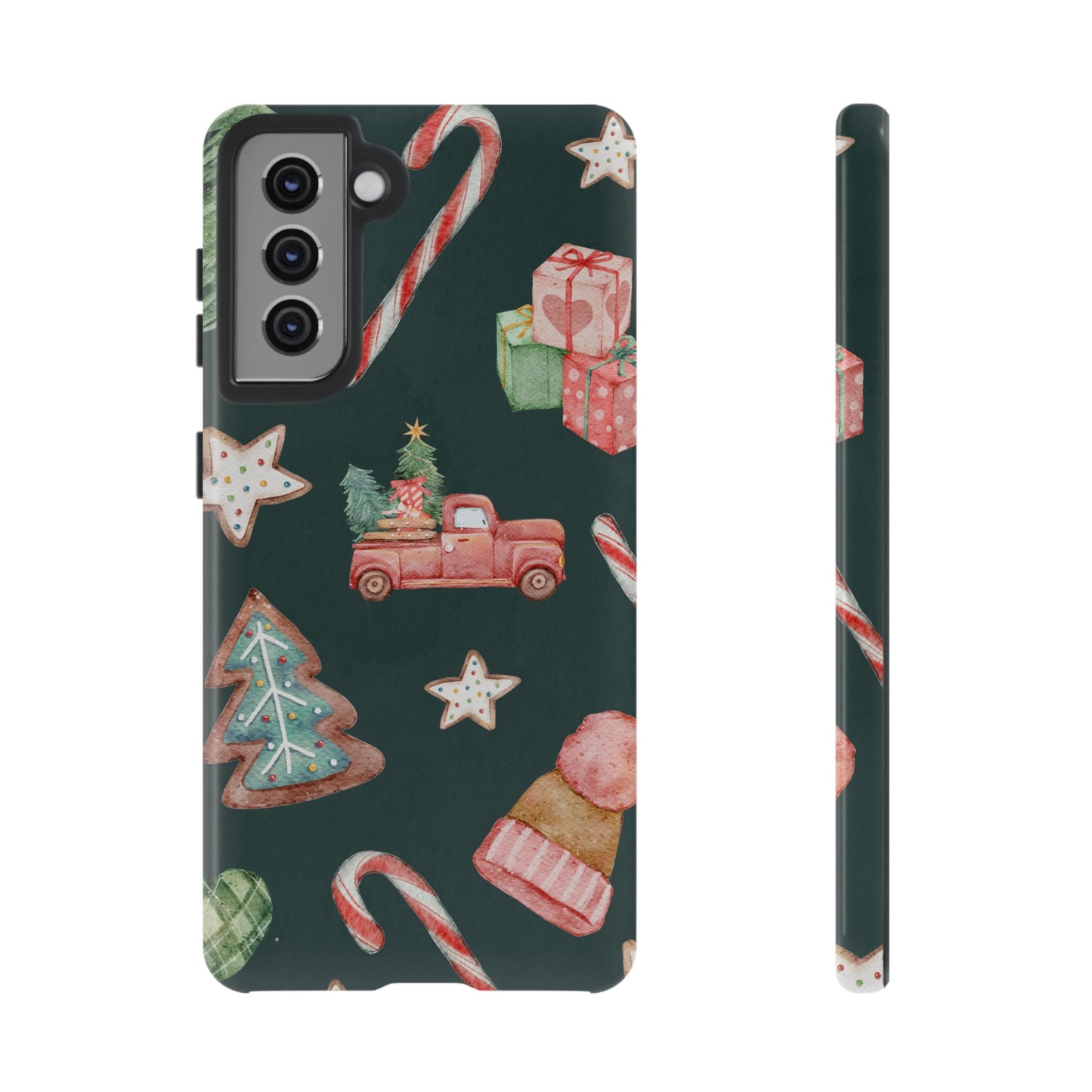 Festive Christmas Wallpaper Phone Case | iPhone 15 Plus/ Pro, 14, 13, 12| Google Pixel 7, Pro, 5| Samsung Galaxy S23 All Major Phone Models