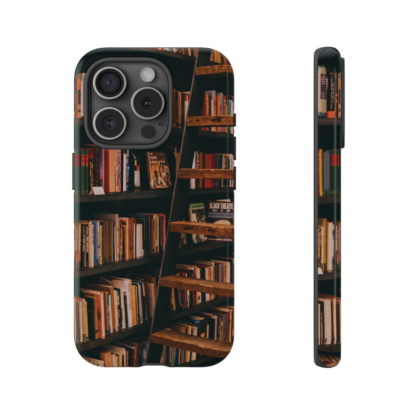 Bookcase Wallpaper Phone Case | iPhone 15 Plus/ Pro, 14, 13, 12| Google Pixel 7, Pro, 5| Samsung Galaxy S23 All Major Phone Models