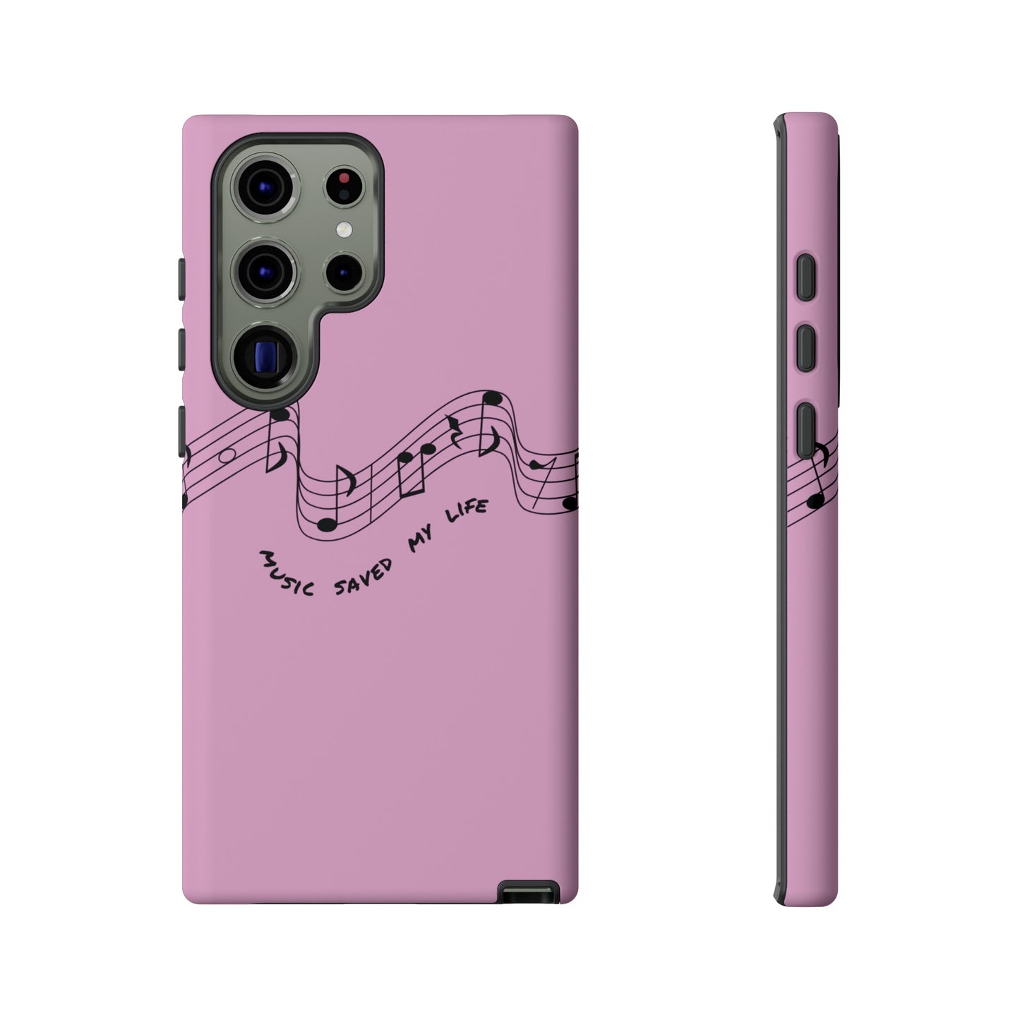 Music Saved My Life Wallpaper Phone Case | iPhone 15 Plus/ Pro, 14, 13, 12| Google Pixel 7, Pro, 5| Samsung Galaxy S23 All Major Phone Models