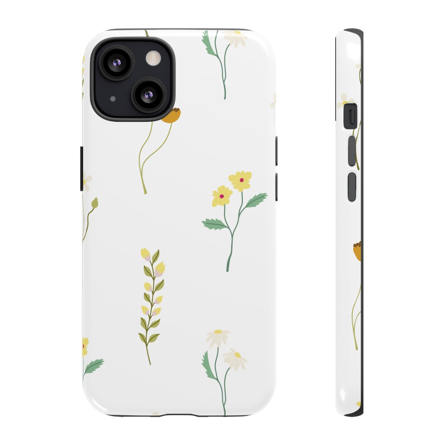 Delicate Floral Wallpaper Phone Case | iPhone 15 Plus/ Pro, 14, 13, 12| Google Pixel 7, Pro, 5| Samsung Galaxy S23 All Major Phone Models