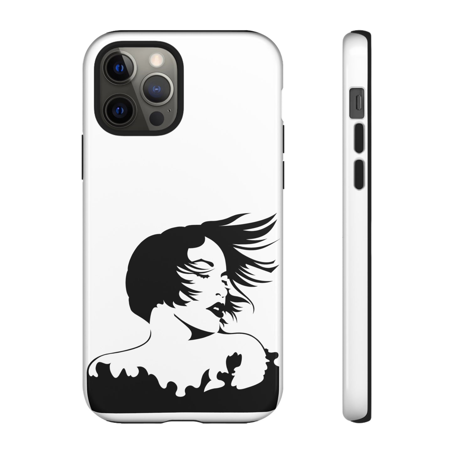 Woman In The Wind Phone Case | iPhone 15 Plus/ Pro, 14, 13, 12| Google Pixel 7, Pro, 5| Samsung Galaxy S23 All Major Phone Models