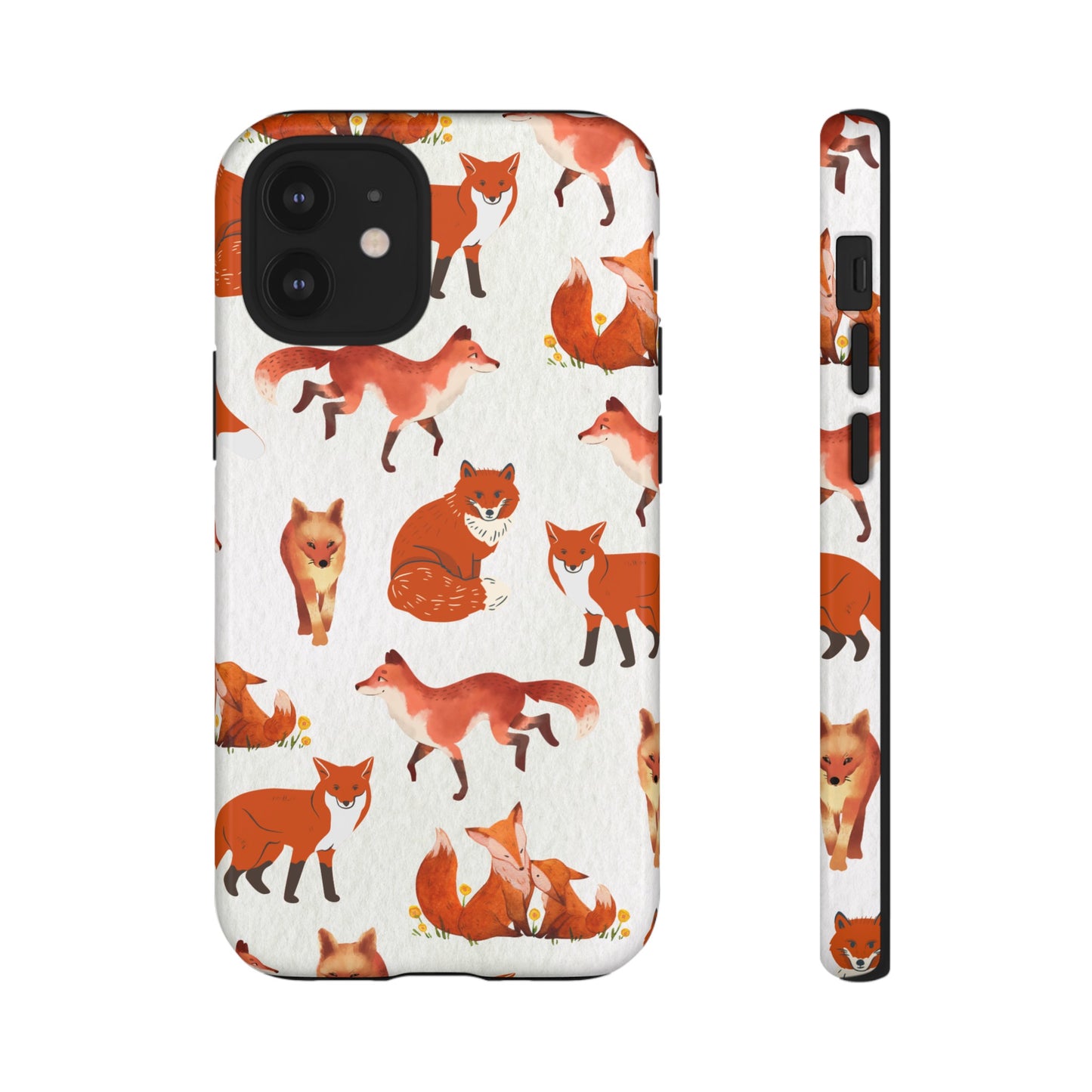 Foxes Wallpaper Phone Case | iPhone 15 Plus/ Pro, 14, 13, 12| Google Pixel 7, Pro, 5| Samsung Galaxy S23 All Major Phone Models