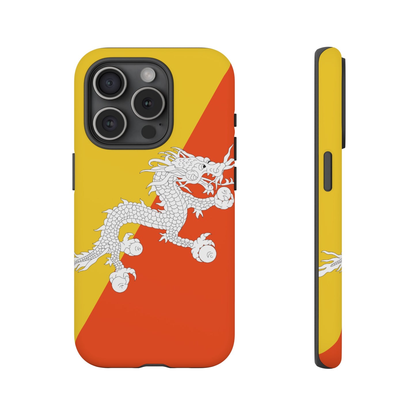 Bhutan Flag Phone Case | iPhone 15 Plus/ Pro, 14, 13, 12| Google Pixel 7, Pro, 5| Samsung Galaxy S23 All Major Phone Models