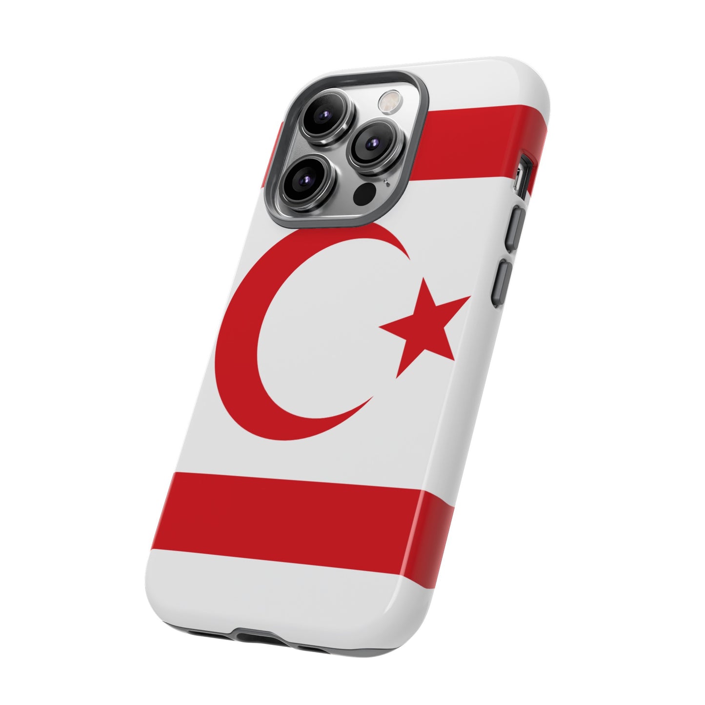 Northern Cyprus Flag Phone Case | iPhone 15 Plus/ Pro, 14, 13, 12| Google Pixel 7, Pro, 5| Samsung Galaxy S23 All Major Phone Models