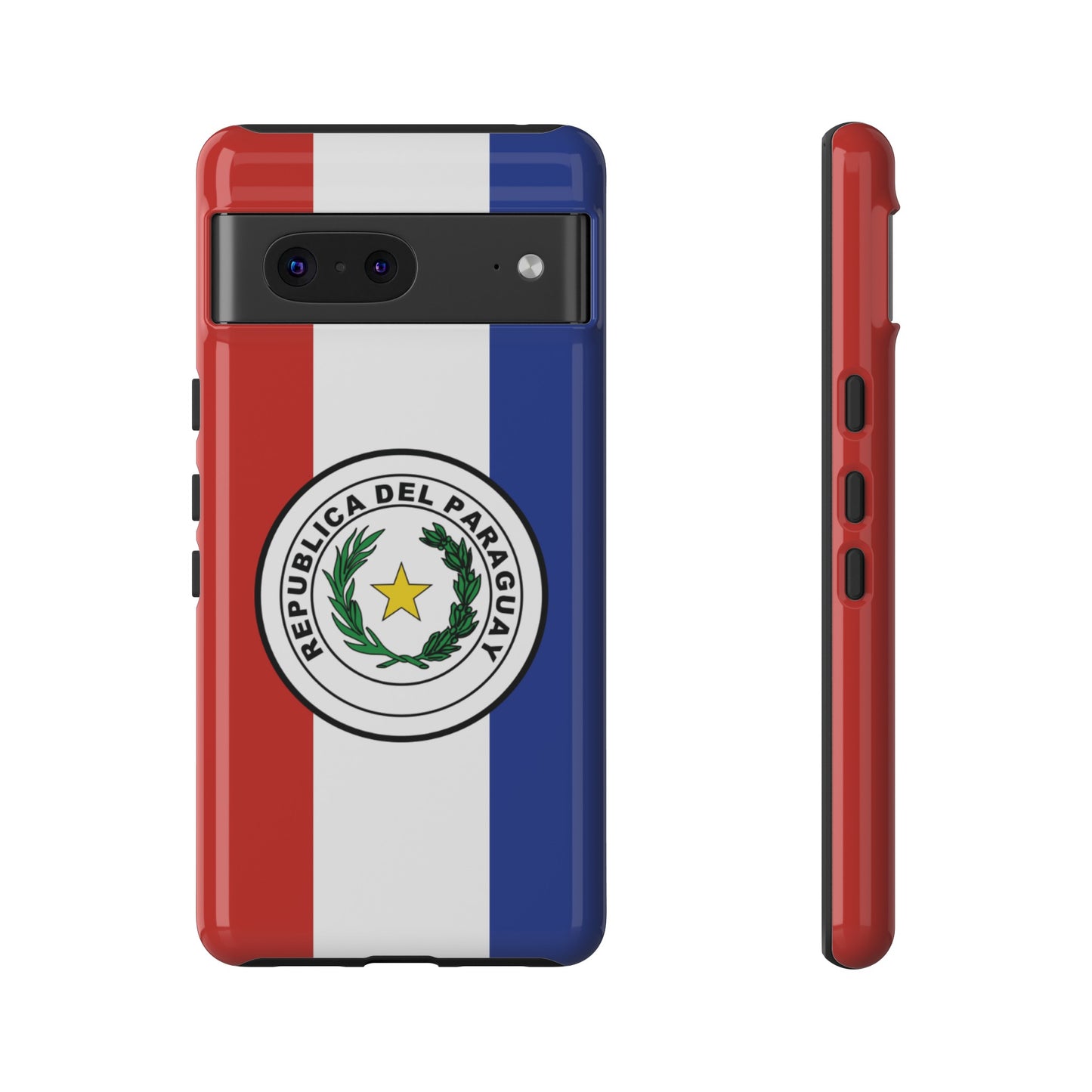 Paraguay Flag Phone Case | iPhone 15 Plus/ Pro, 14, 13, 12| Google Pixel 7, Pro, 5| Samsung Galaxy S23 All Major Phone Models