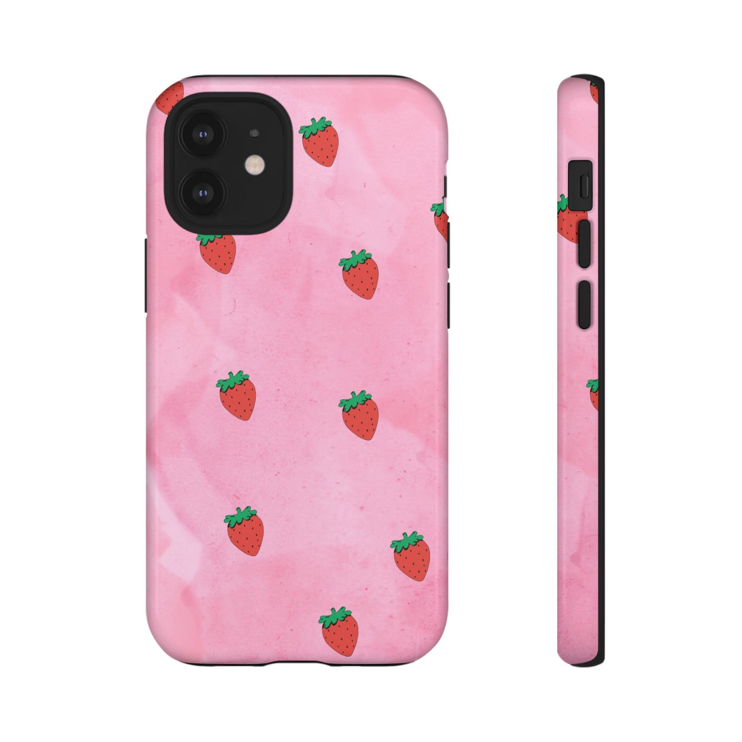 Strawberry Wallpaper Phone Case | iPhone 15 Plus/ Pro, 14, 13, 12| Google Pixel 7, Pro, 5| Samsung Galaxy S23 All Major Phone Models