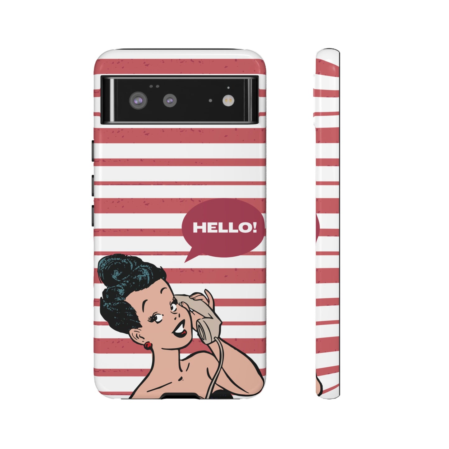 Hello! Wallpaper Phone Case | iPhone 15 Plus/ Pro, 14, 13, 12| Google Pixel 7, Pro, 5| Samsung Galaxy S23 All Major Phone Models