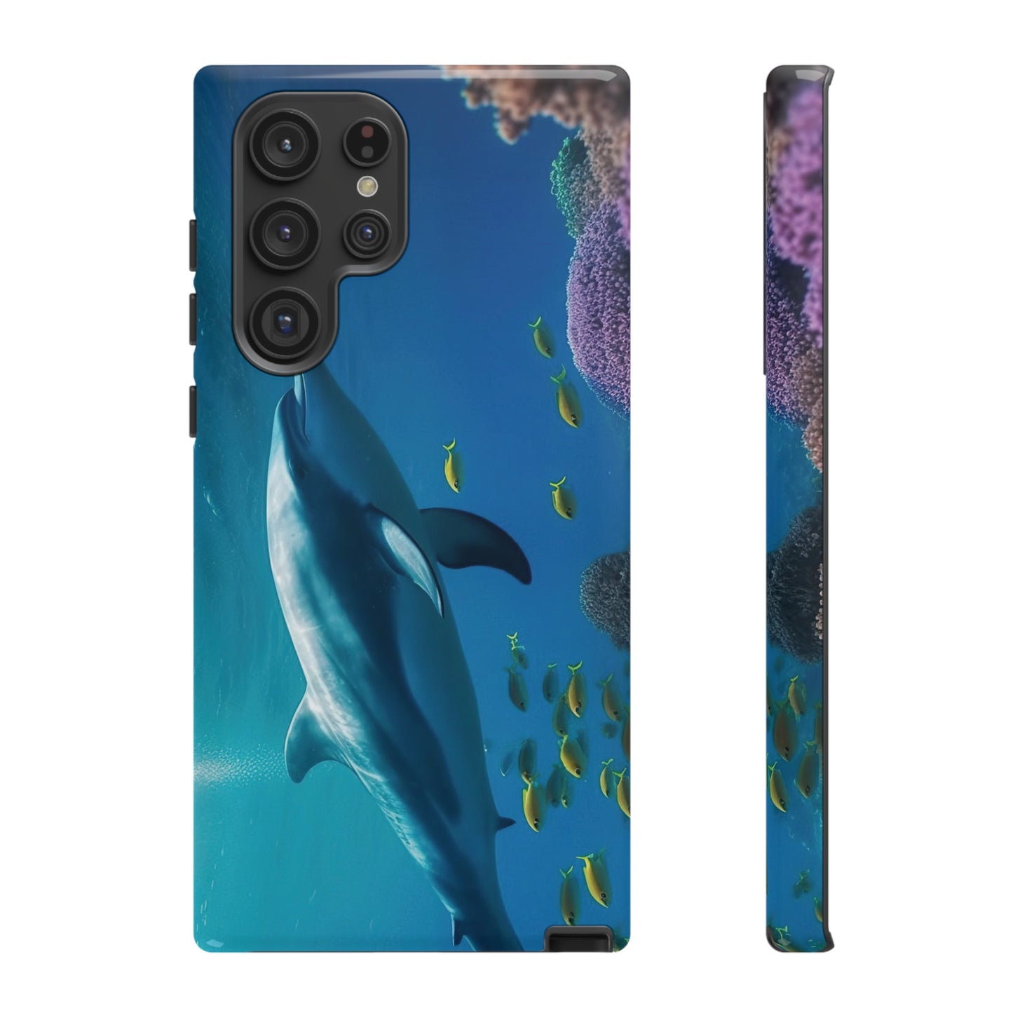 Dolphin Wallpaper Phone Case | iPhone 15 Plus/ Pro, 14, 13, 12| Google Pixel 7, Pro, 5| Samsung Galaxy S23 All Major Phone Models