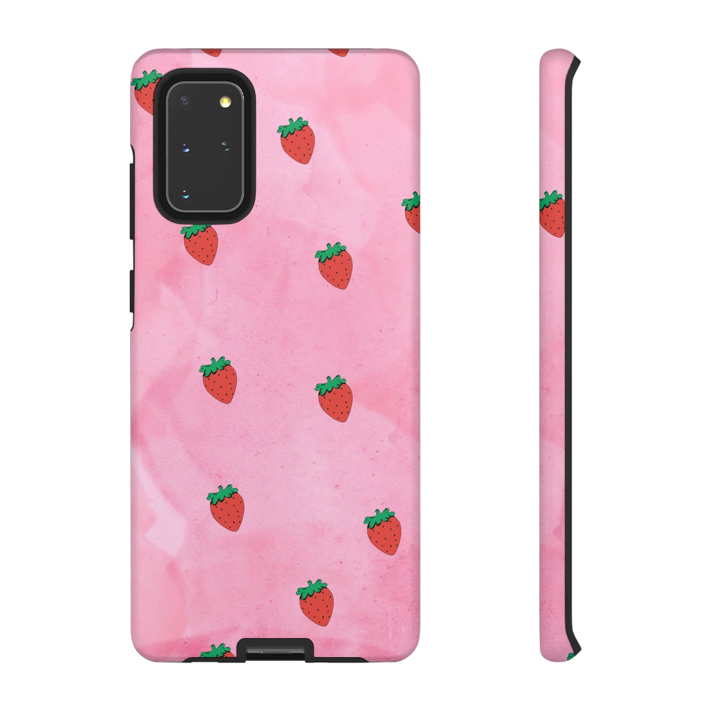 Strawberry Wallpaper Phone Case | iPhone 15 Plus/ Pro, 14, 13, 12| Google Pixel 7, Pro, 5| Samsung Galaxy S23 All Major Phone Models