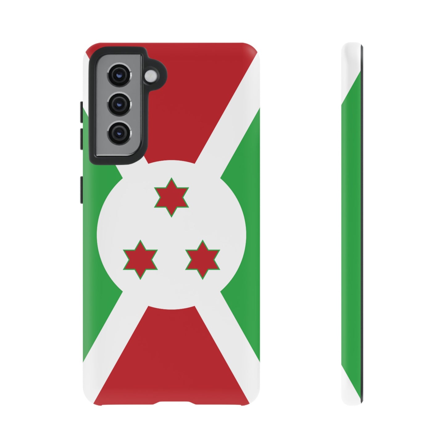 Burundi Flag Phone Case | iPhone 15 Plus/ Pro, 14, 13, 12| Google Pixel 7, Pro, 5| Samsung Galaxy S23 All Major Phone Models